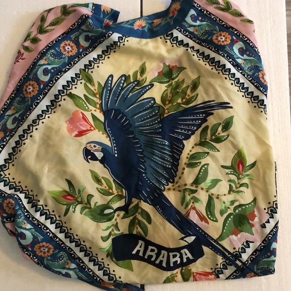 NWOT Farm Rio Arara Floral kimono - Picture 3 of 7